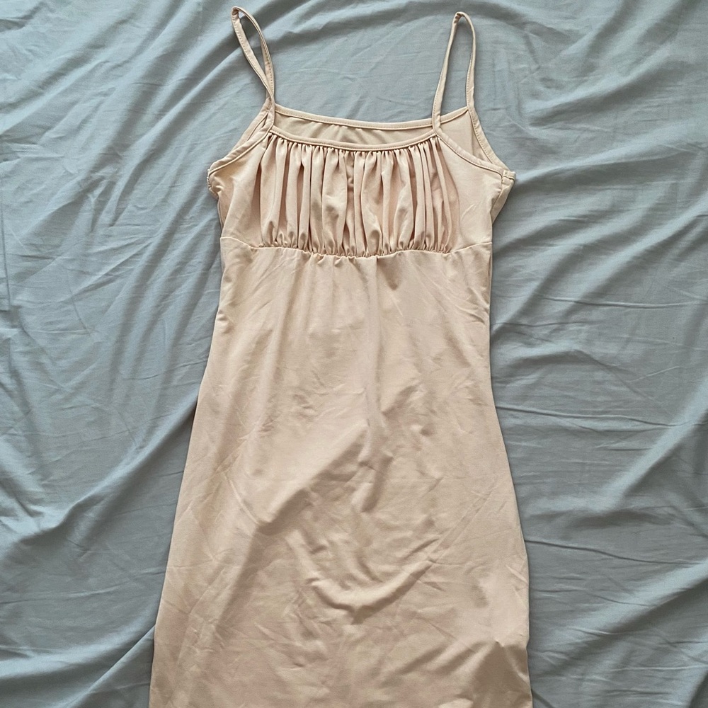 Tan dress